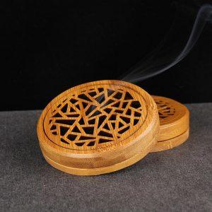 Bamboo Incense Coil Burner
